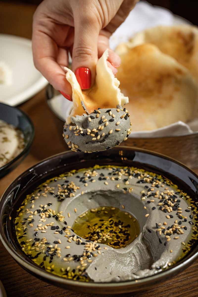 Black Hummus - Omnia Restaurant